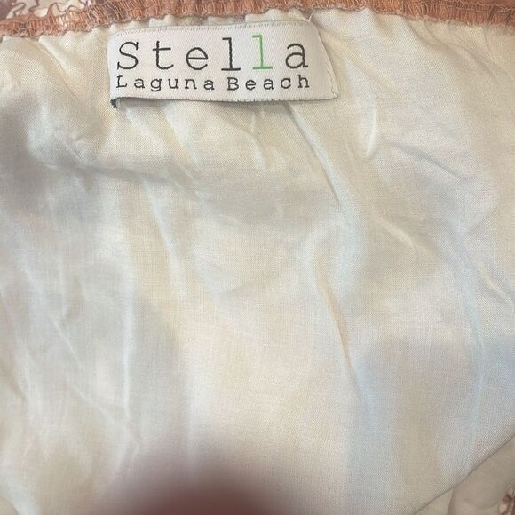 Stella Beach Laguna Off Shoulder Ruffle Mini Dress Size L - Picture 3 of 4